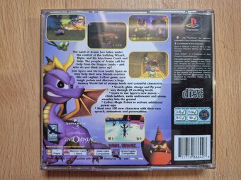 Predám hru na PS1 Spyro2 : Gateway to Glimmer - 2
