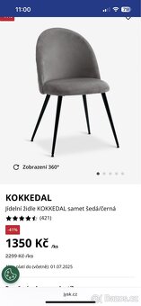 2x židle - 2