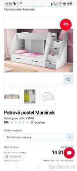 Patrová postel - 2