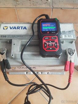 Autobaterie Varta E38 12V 74Ah 750A použita - 2