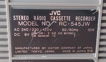 JVC RC-545JW - 2