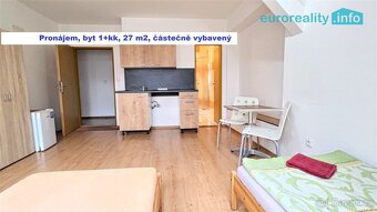 Pronájem, byt 1+kk, 25 m2, Plzeň, ul. Lindauerova - 2