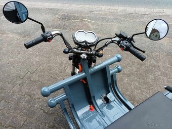 Elektrická pracovní tříkolka Cargo G1 1000W COC šedá - 2