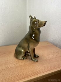 Soška Royal Dux Bohemia československý vlčák - 2