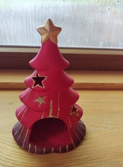 Vánoční stromeček na čajovou svíčku - 2