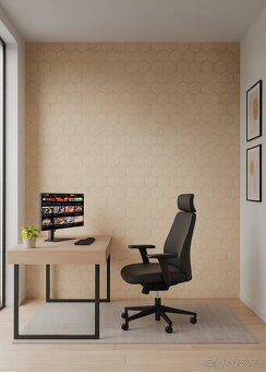 Dřevěný obklad stěny HEXAGON - 2