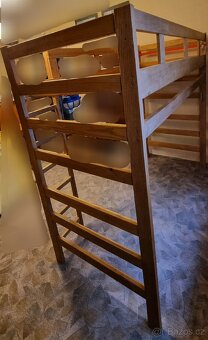 Patrová postel, masiv, 200x90 - 2