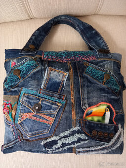 NOVÁ/originální džínová kabelka - 2