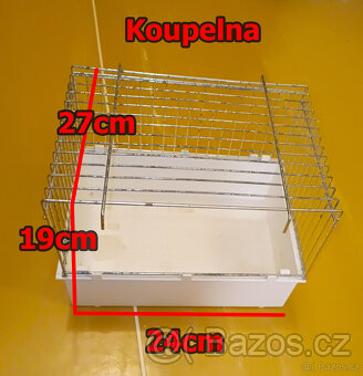 Prodám zařízenou klec+koupelna+přepravku - 2