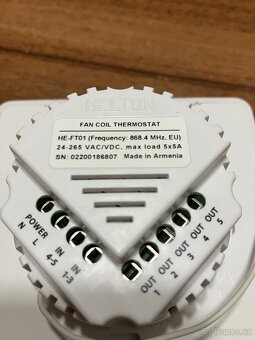 HELTUN Fan Coil Thermostat (HE-FT01), Z-Wave - 2