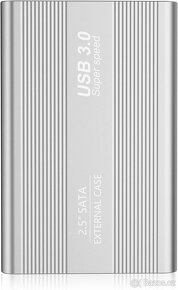 Yagte Externí pevný disk 2 TB, USB C 3.0 / stříbrný - 2