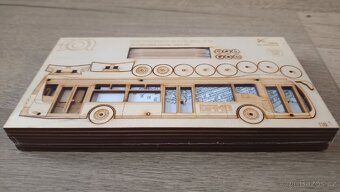 Dřevěný model autobusu SOR NS12 - 2