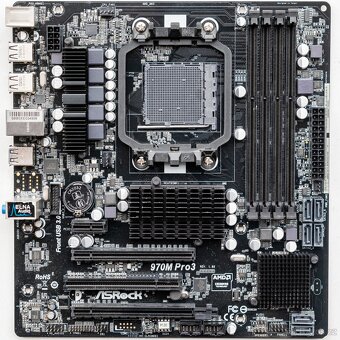 ASROCK 970M Pro3 - socket AM3+ CPU AMD - osmijádrový - 2