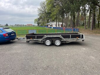 Masivní XL Příves 3500 kg, 155x420 cm, nová STk - 2