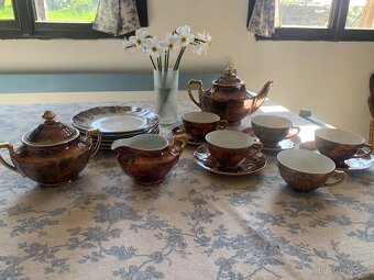 Vintage porcelánový čajový servis – Made in Czechoslovakia - 2