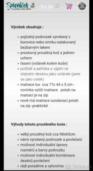 Košík pro miminko - 2