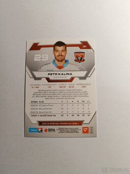 Hokejová kartička ELH Tipsport Petr Kalina - 2
