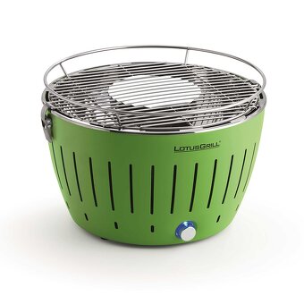 Nový gril na dřevěné uhlí LotusGrill G-GR-34P zelená - 2