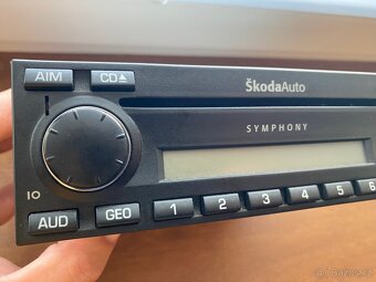 Autorádio Škoda Symphony CD Superb Octavia S1 O1 - 2