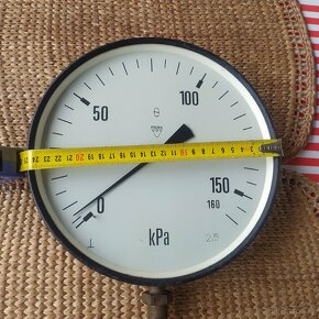 Prodám manometr průměr 250 mm - 2