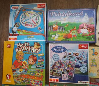 deskové hry, puzzle, vkládačky Trefl, Clementoni, Dino - 2