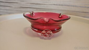 Popelník hutní sklo Jaroslav Taraba Lednické rovné - 2