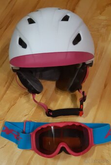 Lyžařská helma Arcore + brýle - 2