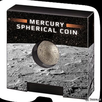 Stříbrná mince Merkur 3D - 2