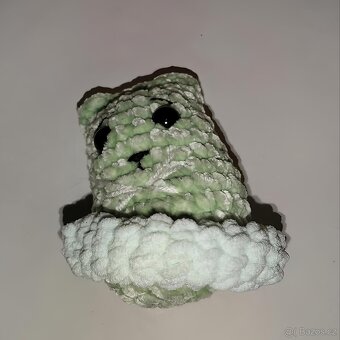 Ručně háčkovaný plyšák - kočka - 2