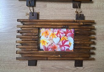 Ručně vyrobené teakové rámečky - 2