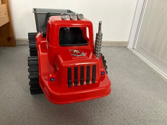 Dětské odrážedlo BAYO hasičské auto s korbou - 2