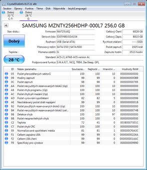 SSD Samsung 256GB M2 - 2