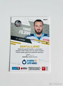 Tomáš Filipi hokejové karty SPORTZOO - 2