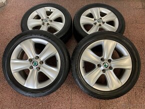 Originalní ALU kola Škoda 5x112 r17 letní pneu 5mm - 2