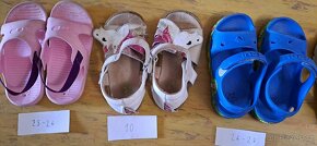 dětské boty, gumáky, sandále, papuče, vel. 22 až 29 - 2