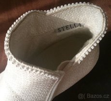 Dámské svatební boty STELLA - bílé (vel. 37) - 2