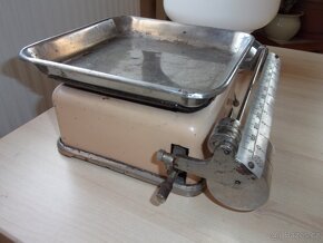 STARÁ PLECHOVÁ KUCHYŇSKÁ VÁHA KAMOR na 10kg - 2