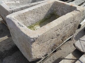 Stará kamenná stírka, kamenka, napáječka, koryto - 2