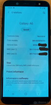 Prodám mobilní telefon Samsung A6 - 2