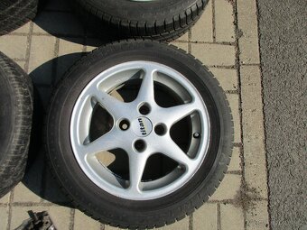Prodám sadu letních pneu s alu disky 175/60 R 14 79T - 2