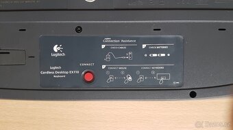 PC klávesnice Logitech EX110 multimediální bezdrátová - 2