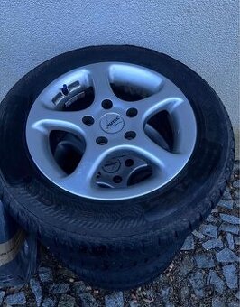 Hliníková kola 5x120 pneu 205 / 60 / r15 - 2