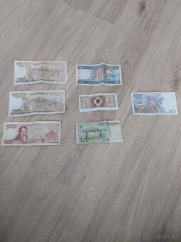 bankovky Řecko, Čína, Honkong, Švédsko - 2