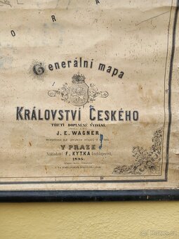 Generální mapa království českého z roku 1895 - 2