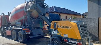 Čerpání betonu/Pronájem pístového čerpadla s obsluhou - 2