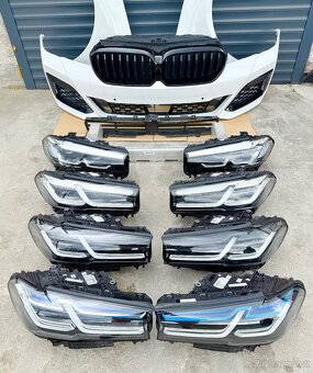 BMW G30 G31 LCI naraznik M-paket světla led laser blatnik - 2