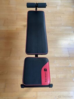 Rychlý prodej - Posilovací lavice Decathlon, výborný stav - 2