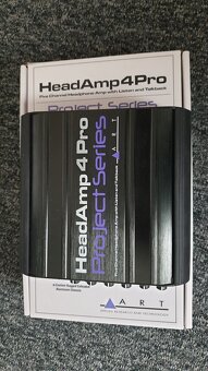 HeadAmp4Pro - sluchátkový zesilovač s talkback - letní úklid - 2