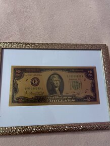 Zlatá bankovka 100 $ - 2
