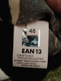 Luxusní hedvábná halenka - Ean 13 - vel. 48 - jako nová - 2